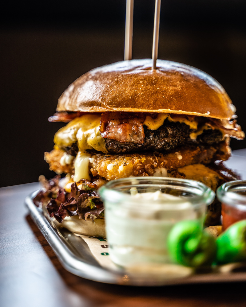 Close-Up Photo Of Burger